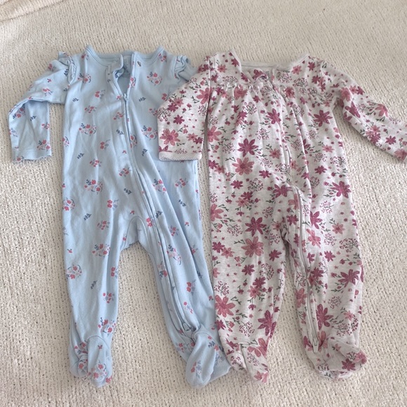 Carter's One Pieces Carters Just One You Baby Girl Footed Sleepers